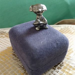 Pewter vintage mouse
